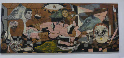 Guernimex by Ray Smith - a Mexican culture-oriented appropriation of Picasso’s Guernica