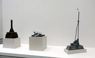 Three small abstract sculptures by Cy Twombly
