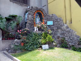 Shrine to Mary at side of church