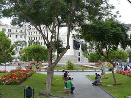 Long view of park