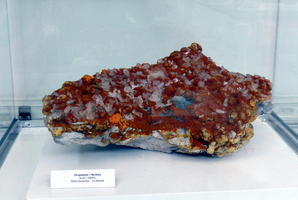 Large orange crystal