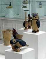 ceramics in form of birds