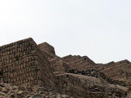 Bricks of old precolumbian site