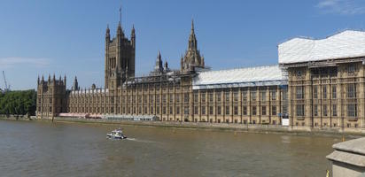 Houses of Parliament as seen from across River Thames