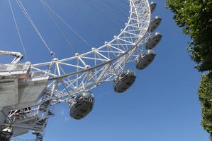 Pods on London Eye ferris wheel