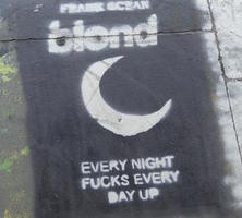 Crescent Moon, underneath: Every night fucks every day up