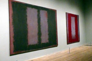 Red paintings by Rothko