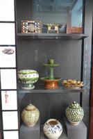 Various chinese ceramic vases and boxes