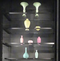multicolored chinese ceramic vases