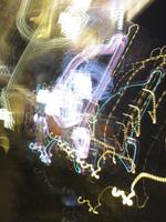 Lights of Las Vegas Strip (time exposure)
