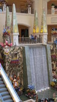 Indoor waterfall at Palazzo hotel/casino