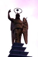 Winged statue on top of Venetian hotel