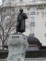Statue of Goya near Museo del Prado
