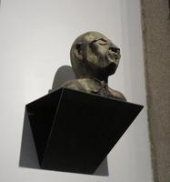 Bust of a man with haughty expression