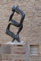 Sculpture based on Hebrew letter forms