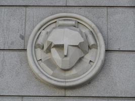 Relief of abstract face