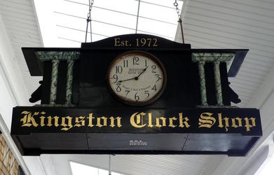 signage clock shop
