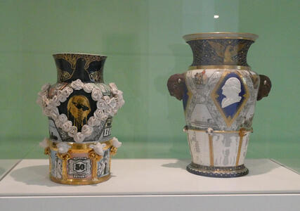 Ornate vases