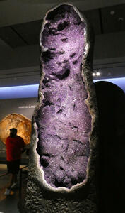 Large (3m) sparkling purple geode