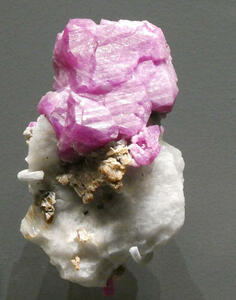 Pinkish-purple mineral sample