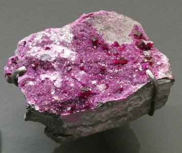 Dark purple crystalline nineral sample