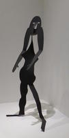 Scultpure in form of a standing human with long ears