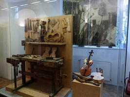 Violin maker's workshop