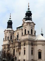 White church in Staroměstské Náměstí