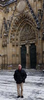 Me in front of St. Vitus Cathedral