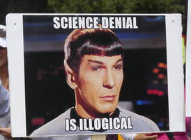 [Picture of Spock] Science denial is illogical