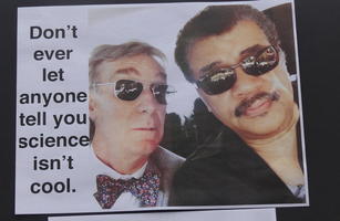 Bill Nye & Neil DeGrasse Tyson in sunglasses: Don't ever let anyone tell you science isn't cool.
