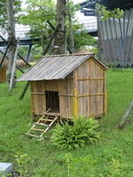 small wooden model house