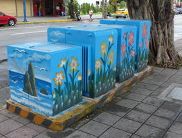 painted electrical boxes