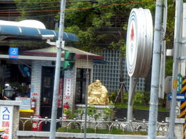 gas station buddha
