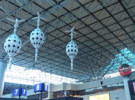 airport ceiling sculpture