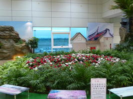 garden inside airport