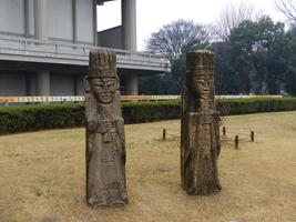 statuary outside national museum