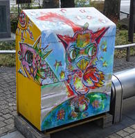 painted utility box