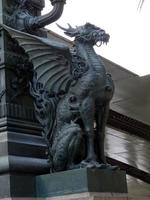 dragon on statue