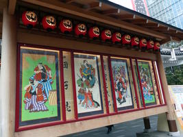 kabuki posters in old japanese style