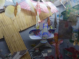 japanese kites in shape of birds