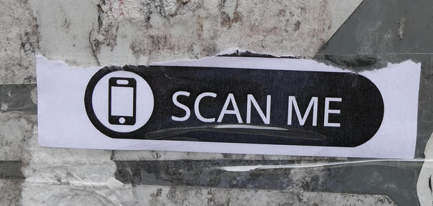 sticker scan me
