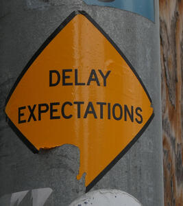 sticker delay expectations