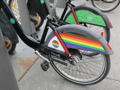 rainbow bike