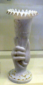 vase with hand