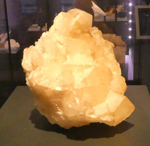 large colemanite crystal
