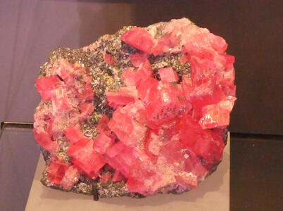 pink rhodochrosite sample