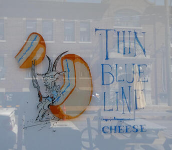 thin blue line cheese