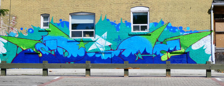seascape graffiti