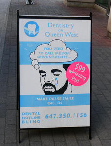 drake dentistry sign